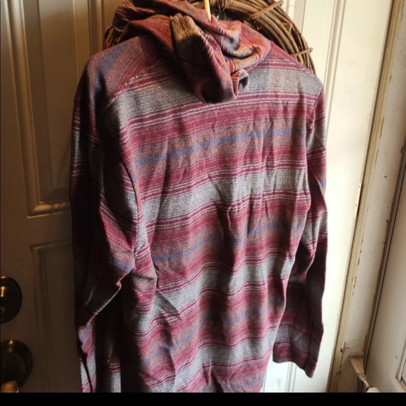 vans striped hooded shirt - Picture 2 of 2